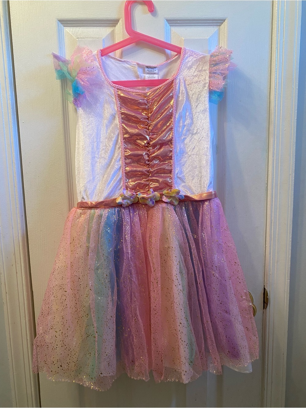 Spirit Pink Pastel Rainbow Tulle Princess Costume Dress